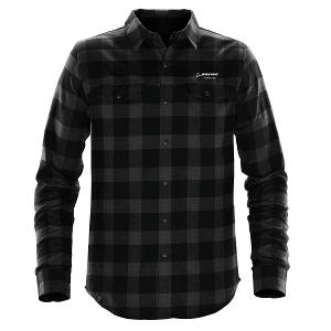 MEN'S LOGAN SNAP FRONT SHIRT - CARBON PLAID-CF29777