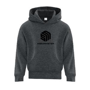 ATC™ EVERYDAY FLEECE YOUTH HOODIE - DARK HEATHER GREY with SeedMaster - Medium -CF36600