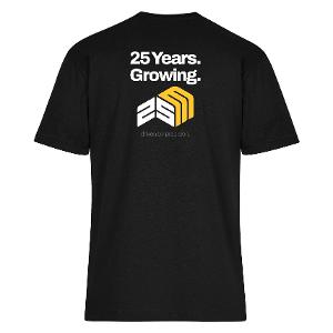 ATC 24EVER™ RING SPUNCOTTON TEE – BLACK with SeedMaster - 30th Logo -CF35942