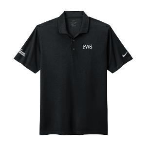 NIKE DRI-FIT MICRO PIQUE 2.0 POLO - BLACK with FWS & BEST MANAGED COMPANIES-CF13380