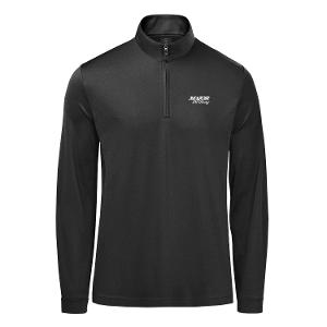 MEN'S MONTEREY 1/4 ZIP PULLOVER - GRANITE with Major Drilling 3.25"W-CF35297