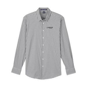 DEVON & JONES CROWNLUX PERFORMANCE® MEN'S GINGHAM SHIRT - GRAPHITE-CF31572