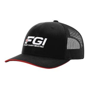 100% COTTON W/ PREMIUM TRUCKER MESH CAP