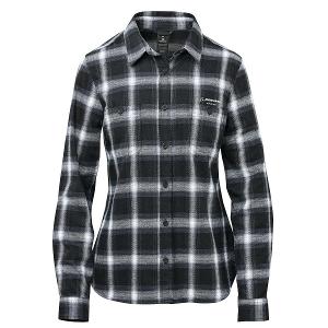 WOMEN'S CHESAPEAKE L/S SHIRT - BLACK/WHITE PLAID-CF31569