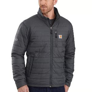 CARHARTT MEN'S RAIN DEFENDER® INSULATED JACKET - RELAXED FIT - LIGHTWEIGHT - SHADOW with Bourgault One Color - 2024-CF34544