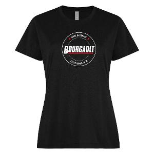 ATC 24EVER™ RING SPUN COTTON LADIES - BLACK with Bourgault Made In Canada - 10 inches-CF35955