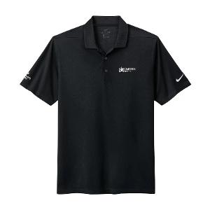 NIKE DRI-FIT MICRO PIQUE 2.0 POLO - BLACK with Canterra Seeds - Horizontal -CF33490