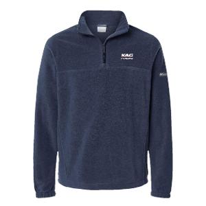 STEENS MOUNTAIN™  HALF ZIP FLEECE PULLOVER - COLLEGIATE NAVY with KAG Embroidery-CF36087