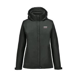 WOMEN'S SIERRA 3-IN-1 JACKET - BLACK with KAG Embroidery-CF36876