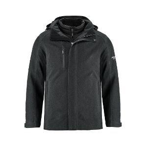 Apex - Men's 3 in 1 Jacket - Charcoal with Major Drilling 3.25"W-CF33854