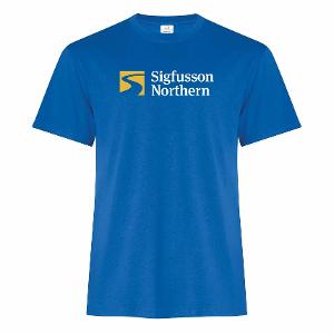 ATC™ EVERYDAY RING SPUN COTTON TEE. RY with Sigfusson Northern	- Heat Transfers-CF33161
