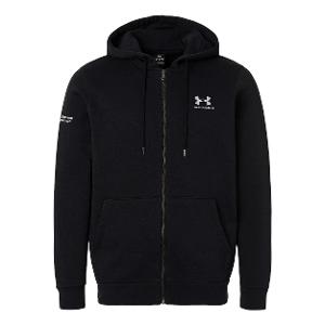UNDER ARMOUR ICON FLEECEHOODED FULLZIP - BLACK with Sigfusson Northern-CF35583