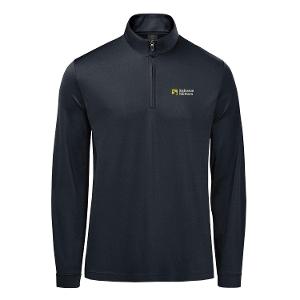 MEN'S MONTEREY 1/4 ZIP PULLOVER - BLACK with Sigfusson Northern-CF35609