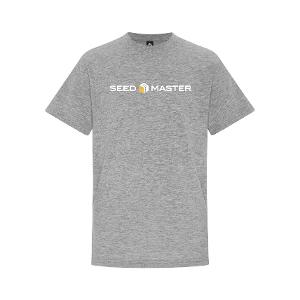 KOI® ELEMENT RING SPUN COTTON YOUTH TEE- Grey Heather with SeedMaster - Horizontal -CF36597