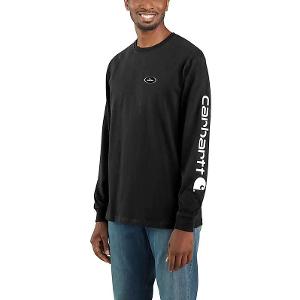 CARHARTT WORKWEAR LONG SLEEVE GRAPHIC LOGO T-SHIRT BK with Highline Oval - 3.00" Wide -CF32917