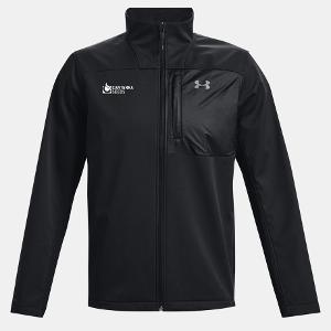 UNDER ARMOUR MEN'S COLDGEAR® INFRARED SHIELD 2.0 JACKET - BLACK/WHITE with Canterra Seeds - Horizontal -CF32628