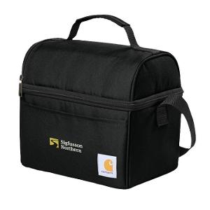 CARHARTT LUNCH 6-CAN COOLER 11L - BLACK with Sigfusson Northern-CF35618