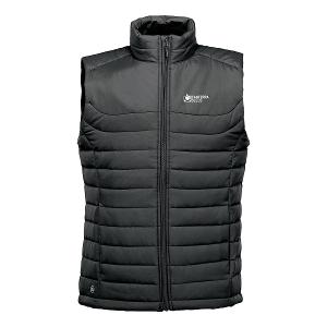 STORMTECH MEN'S NAUTILUS QUILTED VEST BK with Canterra Seeds - Horizontal -CF33541