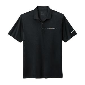 NIKE DRI-FIT MICRO PIQUE 2.0 POLO - BLACK with SeedMaster - Horizontal -CF34508