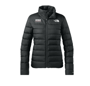 THE NORTH FACE® DOWN HYBRID LADIES’ JACKET - BLACK with KAG Embroidery-CF36897