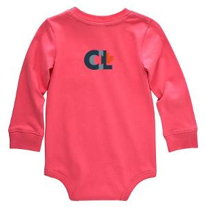 CARHARTT INFANT LONG-SLEEVE POCKET BODYSUIT PK with CCL HT 3.5in-CF29300