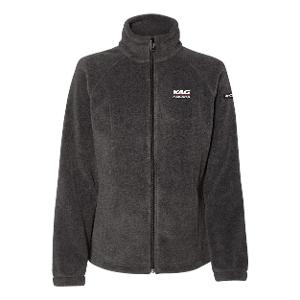 Women’s Benton Springs™ Fleece Full-Zip Jacket - Charcoal Heather with KAG Embroidery-CF36094