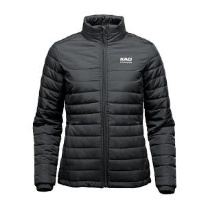 WOMEN'S NAUTILUS QUILTED JACKET BK with KAG Embroidery-CF33995