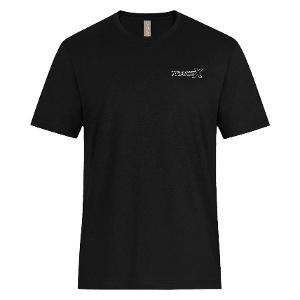 ATC 24EVER™ RING SPUNCOTTON TEE – BLACK with TransX - 3"W-CF35206