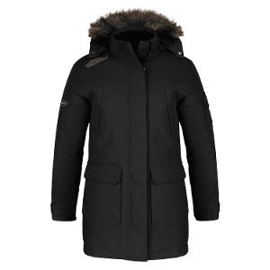 Ultimate - Ladies Cold Weather Parka w/ Detachable Hood - Black with Bourgault One Color - 2024-CF34186