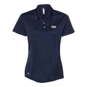 Ladies Adidas Performance Polo – Navy with KAG Embroidery-CF34827