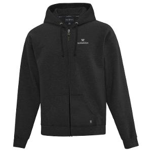 URBAN NORTH FULL ZIP HOODY BKHR with Winpak-CF33369