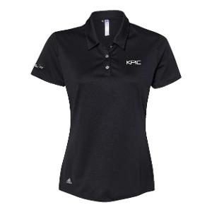 Ladies Adidas Performance Polo – Black with KPIC-CF35028