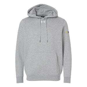 Under Armour Men’s Team Icon Fleece Hooded Sweatshirt - Pitch Grey with Sigfusson Northern-CF35588