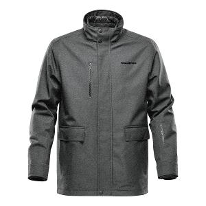 MEN'S MONTAUK SYSTEM JACKET - GRAPHITE HEATHER with MacDon Embroidery-CF31130