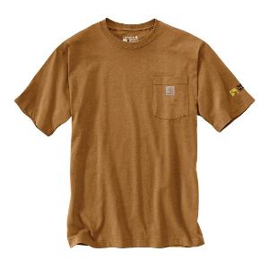 CARHARTT LOOSE FIT HEAVYWEIGHT POCKET T-SHIRT – CARHARTT BROWN with Sigfusson Northern-CF35562