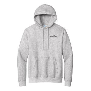 PORT & COMPANY® ESSENTIAL FLEECE PULLOVER HOODED SWEATSHIRT - ASH with MacDon Embroidery	-CF32080