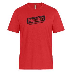 ATC 24EVER™ RING SPUNCOTTON TEE - RED with MacDon - The Harvesting Specialists - 8.5" W-CF36644