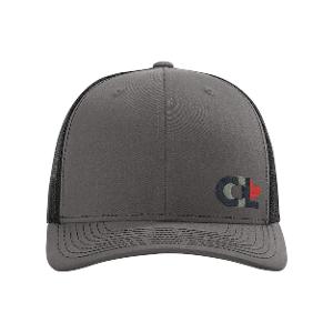 Richardson Snapback Trucker Cap - CH/BK with CCL-CF35232