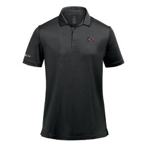 MEN'S MONTEREY S/S POLO- BLACK with CCL-CF35081