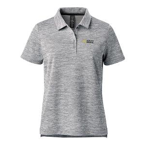 WOMEN'S TORRENTE S/S POLO - GREY MIX with Sigfusson Northern-CF30556