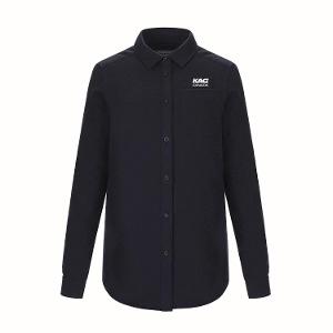 Chalet - Ladies Brushed Flannel Shirt - Navy Heather with KAG Embroidery-CF34023