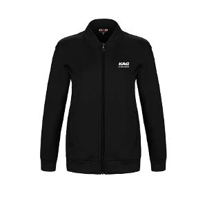 PARKVIEW - LADIES FULL-ZIP SWEATSHIRT - BLACK with KAG Embroidery-CF33955