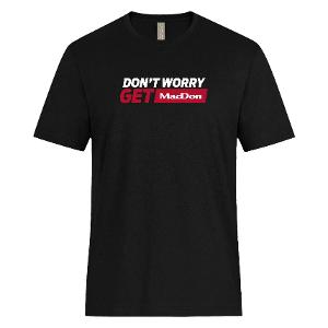 ATC 24EVER™ RING SPUNCOTTON TEE - BLACK with Don't Worry Get Macdon -CF36630