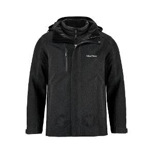 Apex - Men's 3 in 1 Jacket - Black with MacDon Embroidery-CF34603