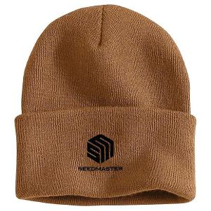 CARHARTT ACRYLIC WATCH TOQUE - CARHARTT BROWN with SeedMaster - Stacked -CF36609