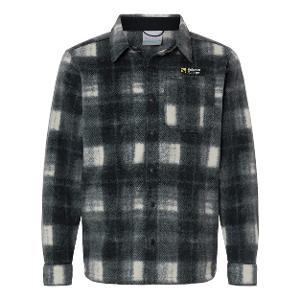 MEN’S STEENS MOUNTAIN™ PRINTED SHIRT JACKET II – CHALK OMBLUR with Sigfusson Northern-CF35578