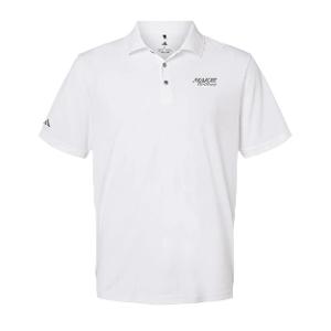 Adidas Performance Polo –  White with Major Drilling 3.25"W-CF35325