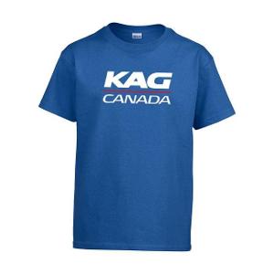 GILDAN YOUTH ULTRA COTTON® T-SHIRT - ROYAL with KAG Canada - 7IN-CF31925