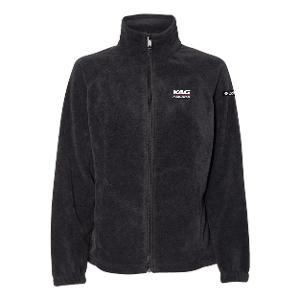 Women’s Benton Springs™ Fleece Full-Zip Jacket - Black with KAG Embroidery-CF36095
