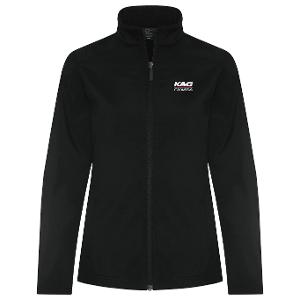 CH™ ESSENTIAL WATER REPELLENT SOFT SHELL LADIES' JACKET - BLACK with KAG Embroidery-CF34833